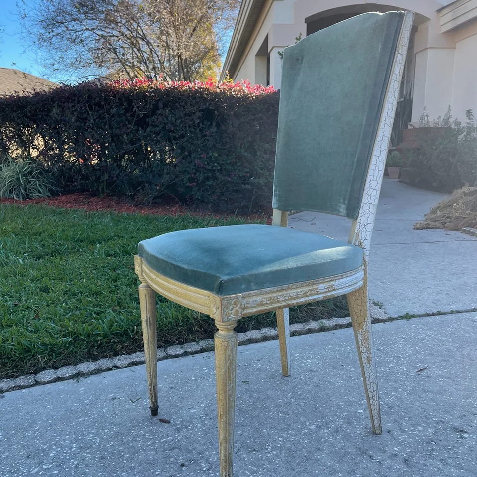 Antique Louis XVI Style Side Chair